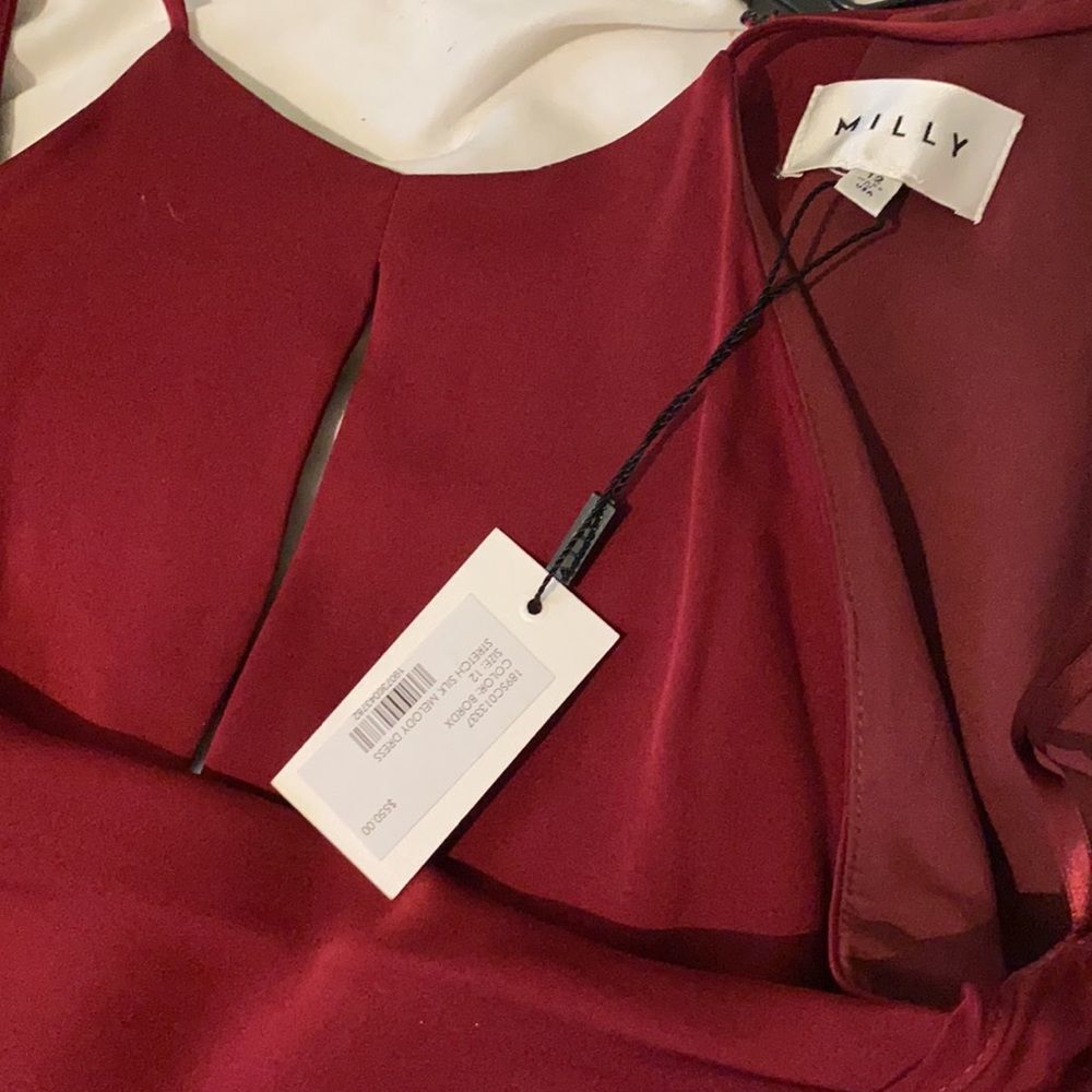Milly Melody Silk-Blend A-Line Dress - Picture 5 of 6